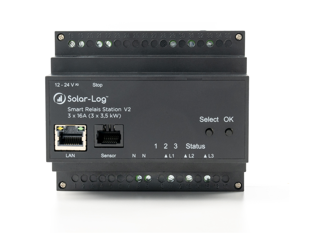 Solar-Log Smart Reley Station Ethernet-verbinding