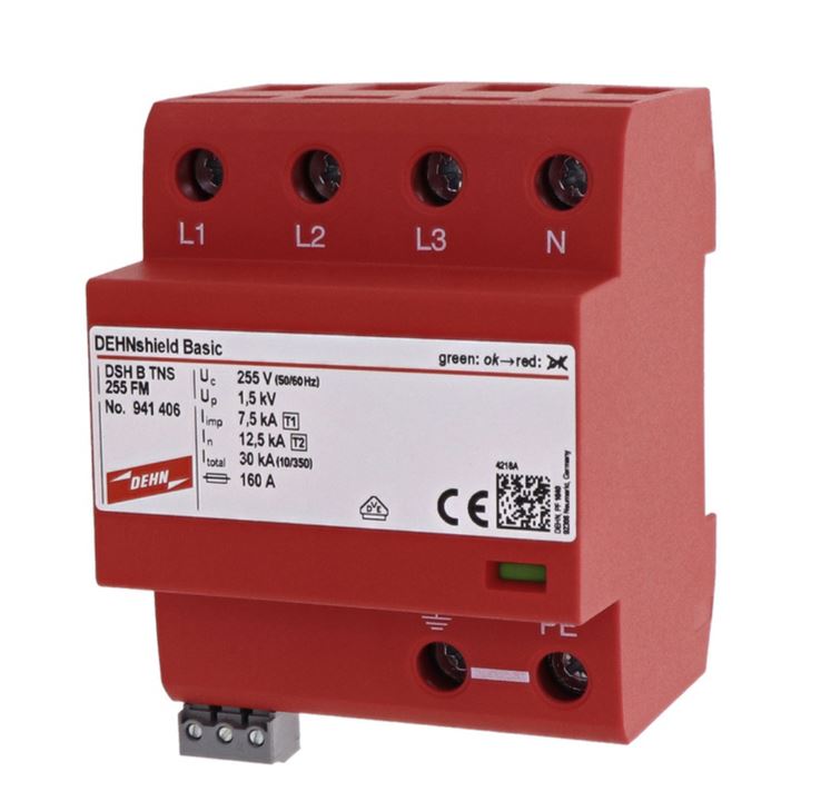 DEHNshield Basic TNS 255 FM SPD Type 1 + Type 2