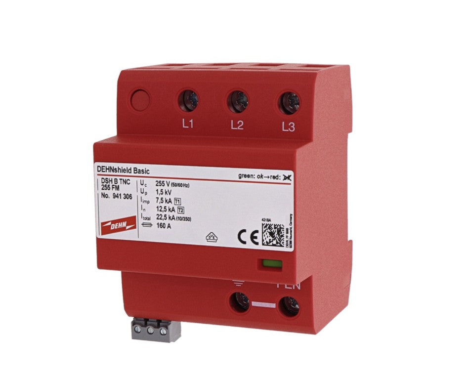 DEHNshield Basic TNC 255 FM SPD Type 1+Type 2