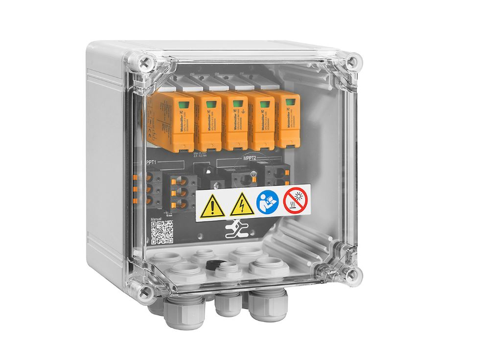 Weidmüller DC con-box 2 MPPT 1-2 str. SPD Type 1/2