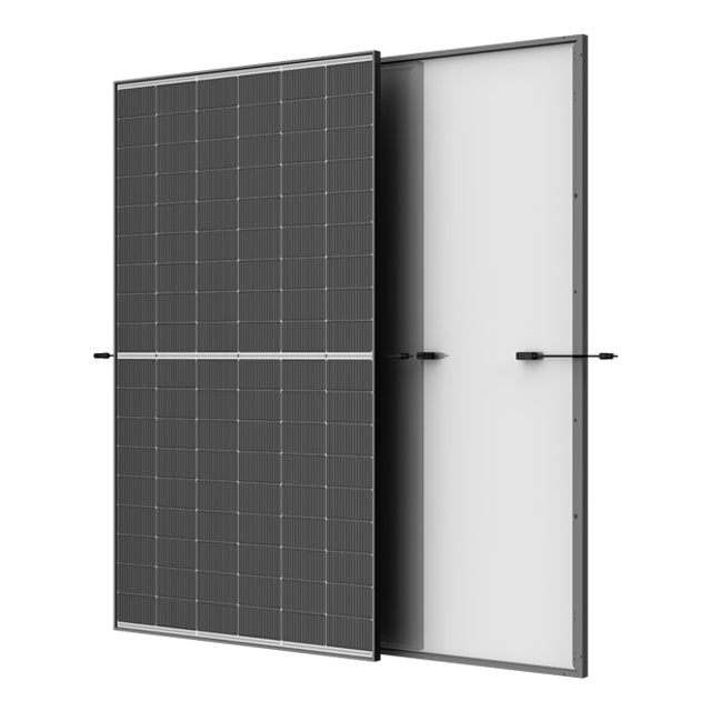 Trina Solar Vertex S+ 495W Dual Glass Half-Cut Black Frame