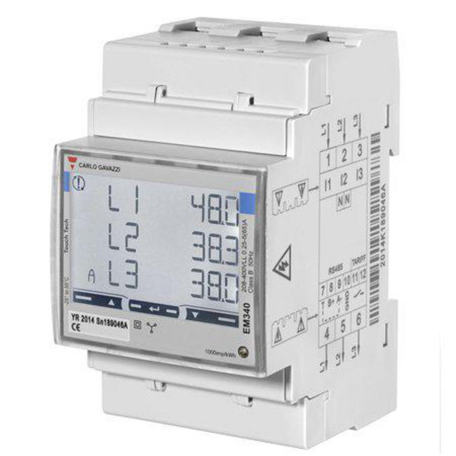 Zaptec Sense bundle 5 - 1PH inline energy meter 100A